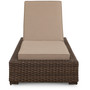 CLOSEOUT! Camden Wicker Outdoor Chaise Lounge, Created for Macy's