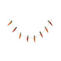 Easter Burlap Carrots Garland, 6'