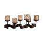 Ribbon Metal Candleholders