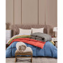 Microfiber Colored Feather & Down Comforter, Twin