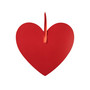 13.5" L Valentine's Wooden Heart Door Hanger