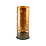 Lumabase Amber Glass Lantern with Mini String Lights