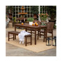 4 Piece Chevron Outdoor Patio Dining Set