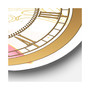 Posh and Luxe Oversized Metal Wall Clock - 36 x 36