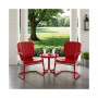 Ridgeland 3 Piece Metal Conversation Seating Set