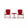 Ridgeland 3 Piece Metal Conversation Seating Set