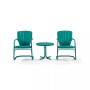 Ridgeland 3 Piece Metal Conversation Seating Set