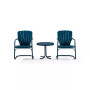 Ridgeland 3 Piece Metal Conversation Seating Set
