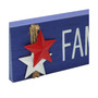 Patriotic "Family-fireworks-Freedom" Tabletop Decor