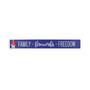 Patriotic "Family-fireworks-Freedom" Tabletop Decor