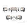 CLOSEOUT! Aruba Gunmetal Aluminum Coffee Table, Created for Macy's