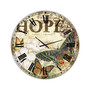 Inspirational Butterflies Hope Large Cottage Wall Clock - 36 x 36
