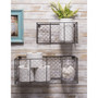 Small Wall Mount Chicken Wire Basket Set of 2