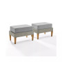Capella 2 Piece Outdoor Wicker Ottoman Set