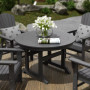 47" Round Outdoor Patio Dining Table