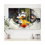 Between Hope and Despair Large Modern 3 Panels Wall Clock - 23" x 23" x 1"
