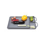 S Non-Slip Right Side Removable Compartments Cutting Board and Serving Tray