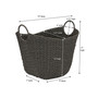 Paper Rope Basket with Handles