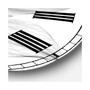Dendrobium On Back X-Ray Orchid Large Cottage Wall Clock - 36" x 28" x 1"