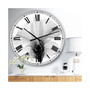 Dendrobium On Back X-Ray Orchid Large Cottage Wall Clock - 36" x 28" x 1"