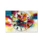 Taking Center Stage Large Modern 3 Panels Wall Clock - 23" x 23" x 1"