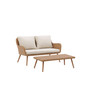 Landon 2 Piece Outdoor Wicker Chat Set