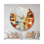 Sensual Oversized Round Metal Wall Clock - 36 x 36