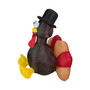 Inflatable Lighted Thanksgiving Turkey Outdoor Decor, 6'