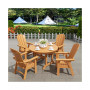 Outdoor Patio Adirondack Dining Chair Weather Resistant