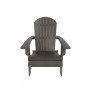 Outdoor Patio All-weather Folding Adirondack Chair