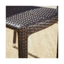 Dover Outdoor Armless Stack Chairs with Frame, Set of 2
