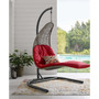 Landscape Hanging Chaise Lounge Outdoor Patio Swing Chair