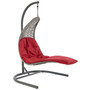 Landscape Hanging Chaise Lounge Outdoor Patio Swing Chair