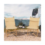 2 PCS Patio Folding Camping Chair Portable Fishing Bamboo