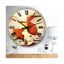 All That Jazz Large Mid-Century Wall Clock - 36" x 28" x 1"