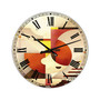 All That Jazz Large Mid-Century Wall Clock - 36" x 28" x 1"