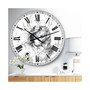 Sea Horse Crystal Blue Oversized Modern Wall Clock - 36" x 28" x 1"
