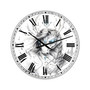 Sea Horse Crystal Blue Oversized Modern Wall Clock - 36" x 28" x 1"
