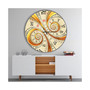 Designart Oversized Contemporary Round Metal Wall Clock - 36 x 36