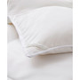 Medium Weight Extra Soft Goose Down and Feather Fiber Comforter, Full/Queen