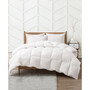 Medium Weight Extra Soft Goose Down and Feather Fiber Comforter, Full/Queen