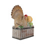 Turkey and Pumpkins 'Happy Thanksgiving Decoration, 20.25"