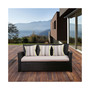 3 -Seater Patio Sofa with Cushion