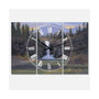 Running Eagle Falls Oversized Traditional 3 Panels Wall Clock - 38" x 38" x 1"