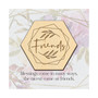 Friends Meadow Wood Plaque, 6" x 6"