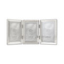 Metal Triple Picture Frame with Inner Beading, 3.5" x 5"