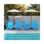 Modern Outdoor Folding Adirondack Chair (Set of 4)