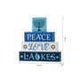 11" L Hanukkah LED Lighted Wooden Block Word Sign