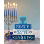 11" L Hanukkah LED Lighted Wooden Block Word Sign