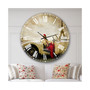 Cars Oversized Round Metal Wall Clock - 36 x 36